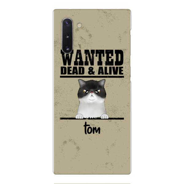 wanted cats personailized phone case print 3d for cat lover