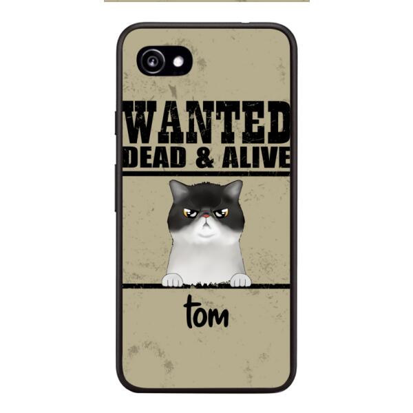 wanted cats personailized phone case print 3d for cat lover