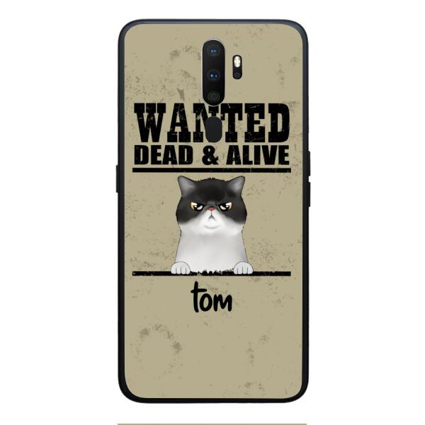 wanted cats personailized phone case print 3d for cat lover