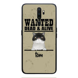 wanted cats personailized phone case print 3d for cat lover