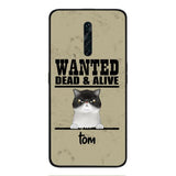 wanted cats personailized phone case print 3d for cat lover