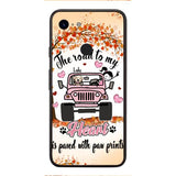 Personalized Dog In Road To Your Heart Phone Case JUL-MA02