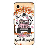 Personalized Dog In Road To Your Heart Phone Case JUL-MA02