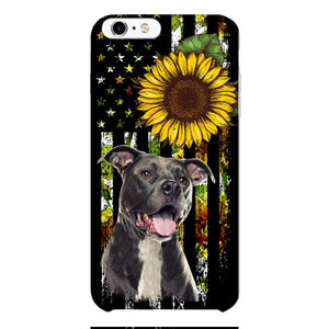 Personalized Dog Sunflower Phone Case JUL-MA03