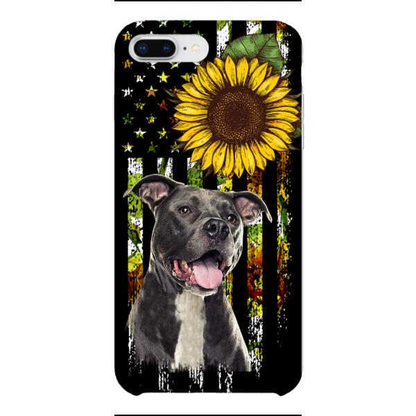 Personalized Dog Sunflower Phone Case JUL-MA03