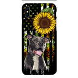 Personalized Dog Sunflower Phone Case JUL-MA03