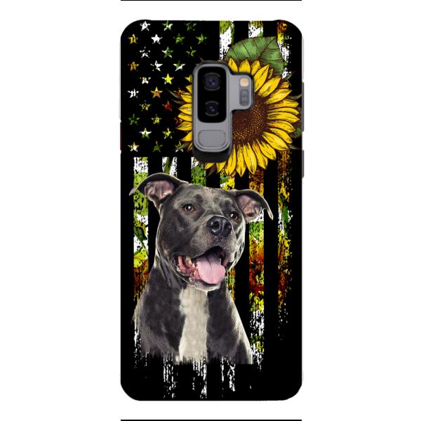 Personalized Dog Sunflower Phone Case JUL-MA03