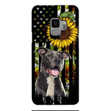 Personalized Dog Sunflower Phone Case JUL-MA03