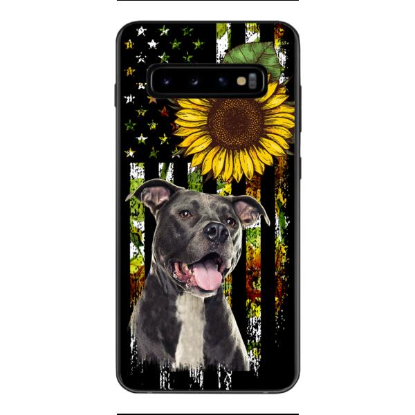 Personalized Dog Sunflower Phone Case JUL-MA03