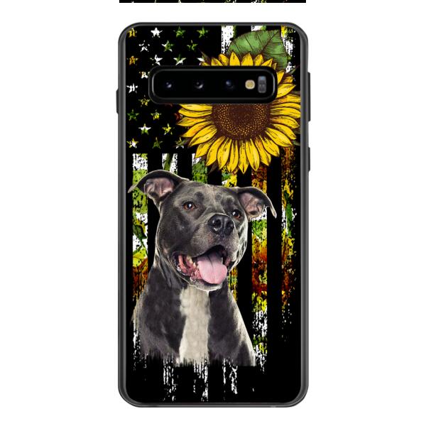 Personalized Dog Sunflower Phone Case JUL-MA03