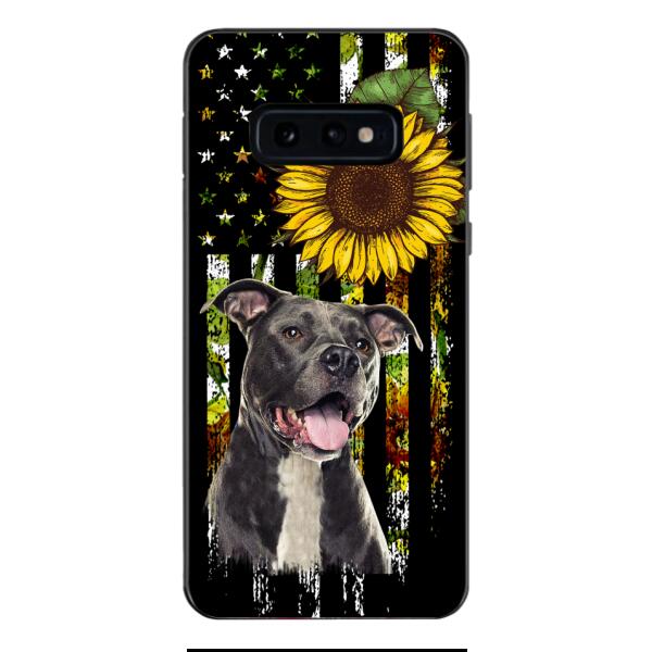 Personalized Dog Sunflower Phone Case JUL-MA03