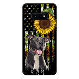 Personalized Dog Sunflower Phone Case JUL-MA03