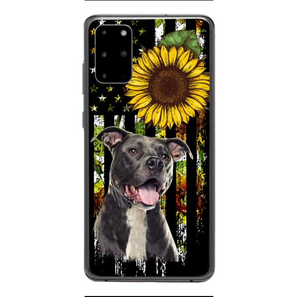 Personalized Dog Sunflower Phone Case JUL-MA03