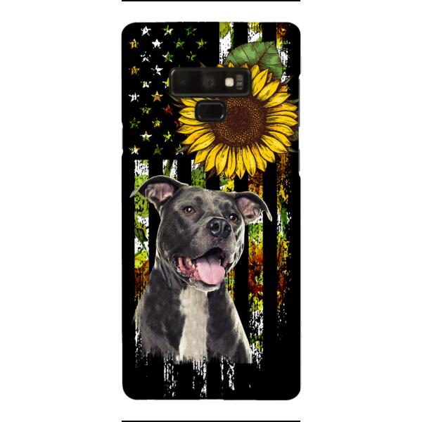 Personalized Dog Sunflower Phone Case JUL-MA03
