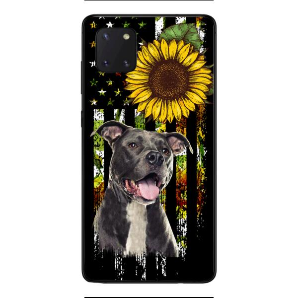 Personalized Dog Sunflower Phone Case JUL-MA03