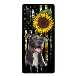 Personalized Dog Sunflower Phone Case JUL-MA03