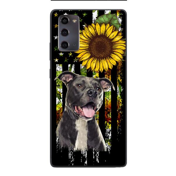 Personalized Dog Sunflower Phone Case JUL-MA03
