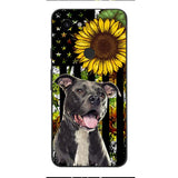 Personalized Dog Sunflower Phone Case JUL-MA03