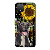 Personalized Dog Sunflower Phone Case JUL-MA03