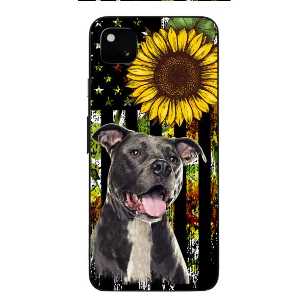 Personalized Dog Sunflower Phone Case JUL-MA03