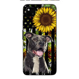 Personalized Dog Sunflower Phone Case JUL-MA03