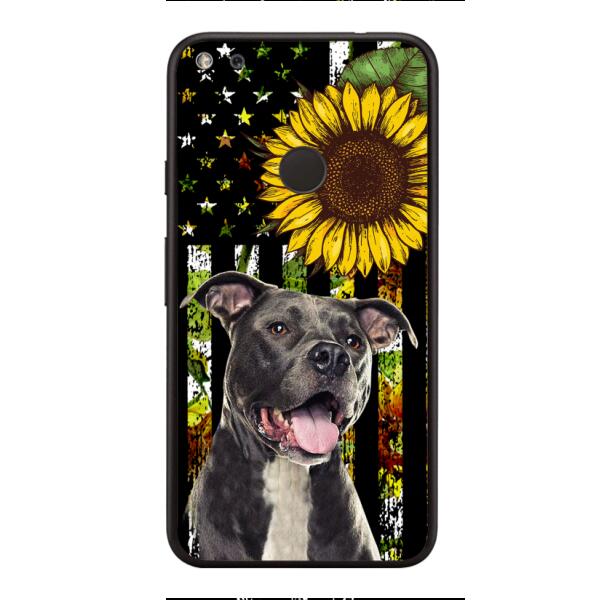 Personalized Dog Sunflower Phone Case JUL-MA03