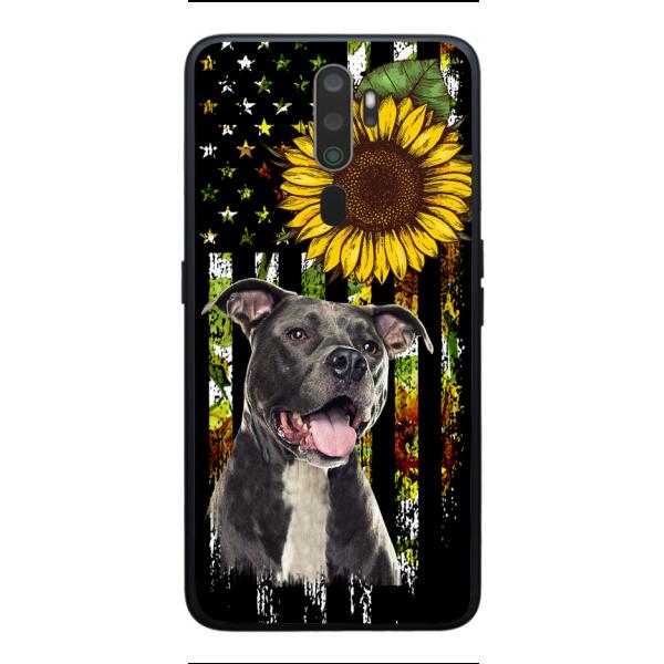Personalized Dog Sunflower Phone Case JUL-MA03