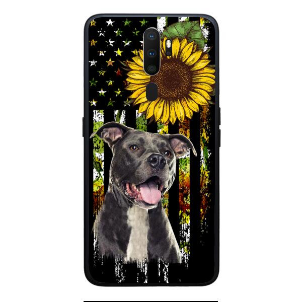 Personalized Dog Sunflower Phone Case JUL-MA03
