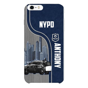 POLICE PERSONALIZED PHONE CASE 3D PRINTED TPM