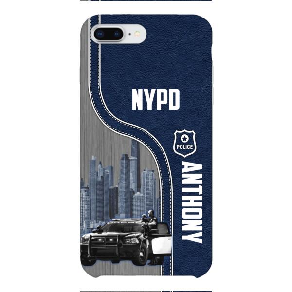 POLICE PERSONALIZED PHONE CASE 3D PRINTED TPM