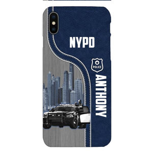 POLICE PERSONALIZED PHONE CASE 3D PRINTED TPM