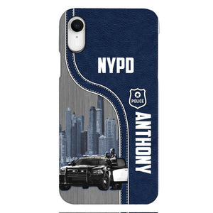 POLICE PERSONALIZED PHONE CASE 3D PRINTED TPM