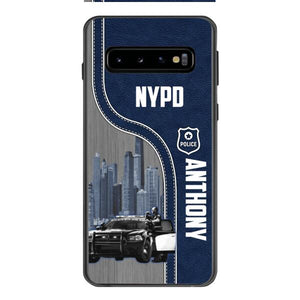 POLICE PERSONALIZED PHONE CASE 3D PRINTED TPM