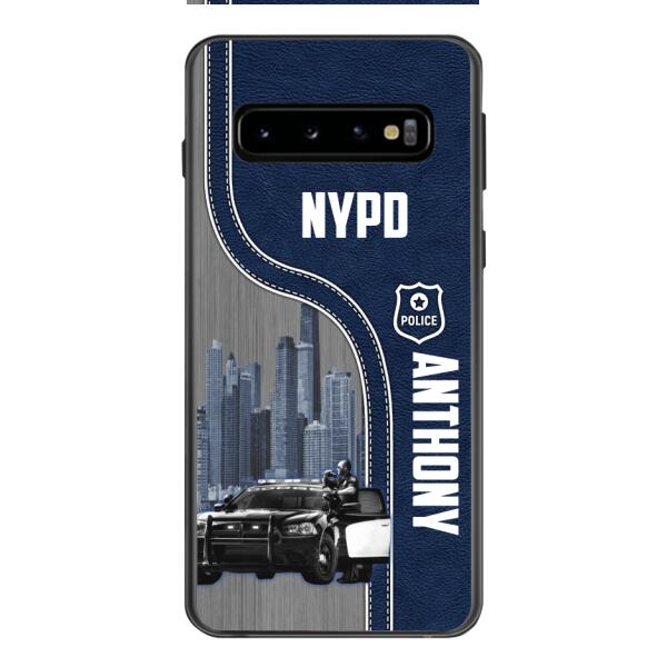 POLICE PERSONALIZED PHONE CASE 3D PRINTED TPM