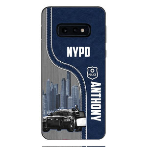 POLICE PERSONALIZED PHONE CASE 3D PRINTED TPM