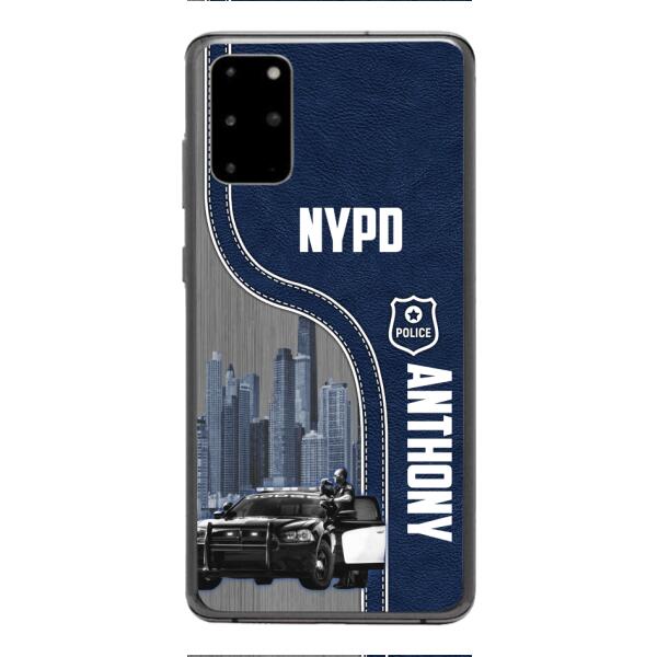 POLICE PERSONALIZED PHONE CASE 3D PRINTED TPM