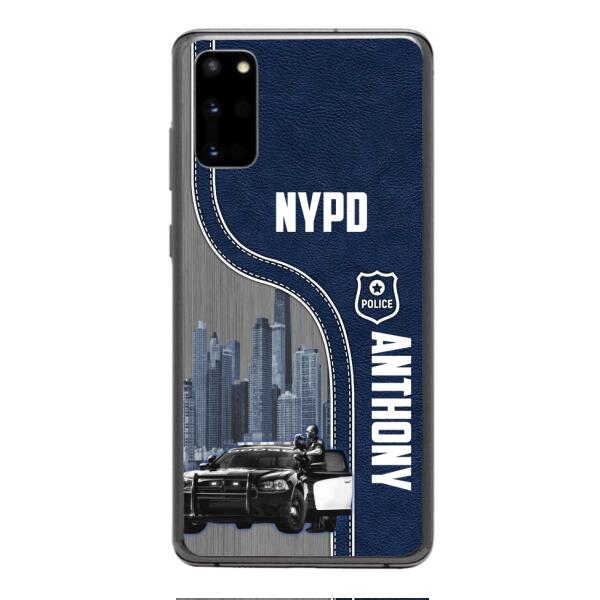 POLICE PERSONALIZED PHONE CASE 3D PRINTED TPM