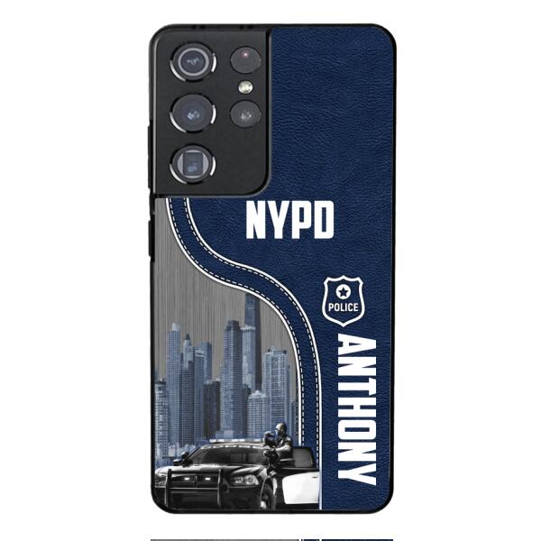 POLICE PERSONALIZED PHONE CASE 3D PRINTED TPM