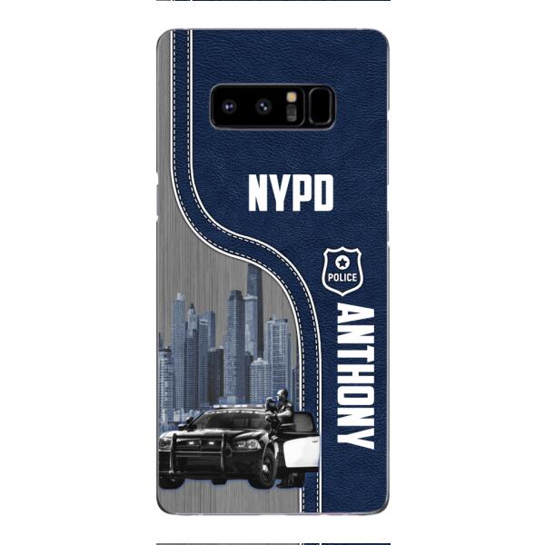 POLICE PERSONALIZED PHONE CASE 3D PRINTED TPM