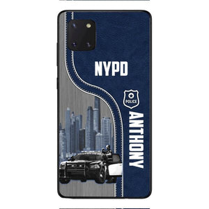POLICE PERSONALIZED PHONE CASE 3D PRINTED TPM