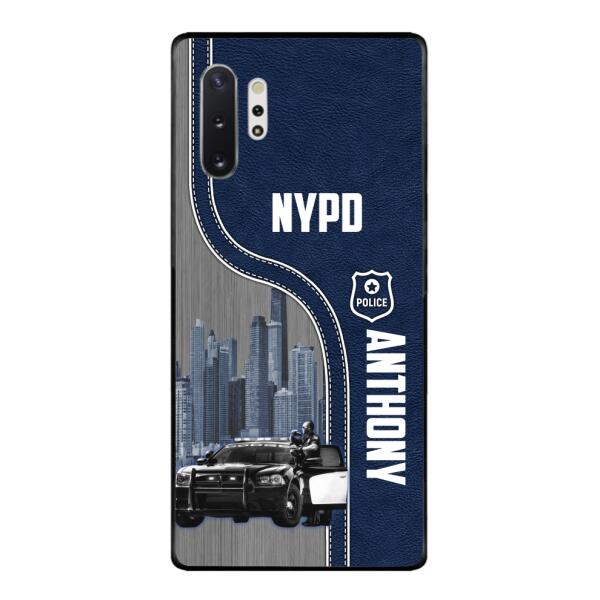 POLICE PERSONALIZED PHONE CASE 3D PRINTED TPM