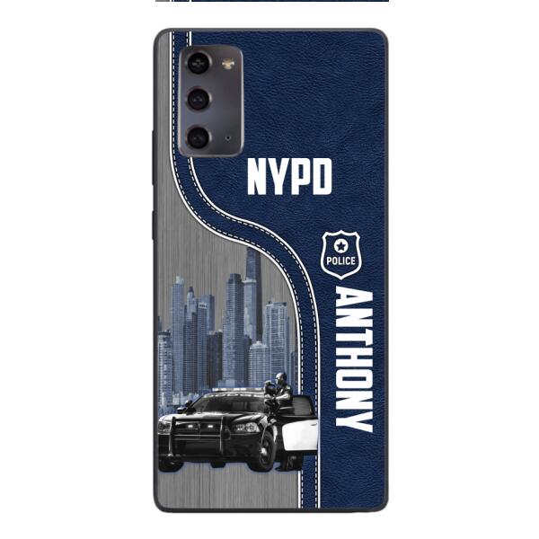 POLICE PERSONALIZED PHONE CASE 3D PRINTED TPM