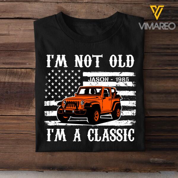 Personalized Jeep Man Tshirt Printed NEY29T