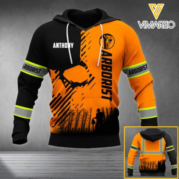 Personalized Arborist Hoodie 3D Printed OCT-MA05