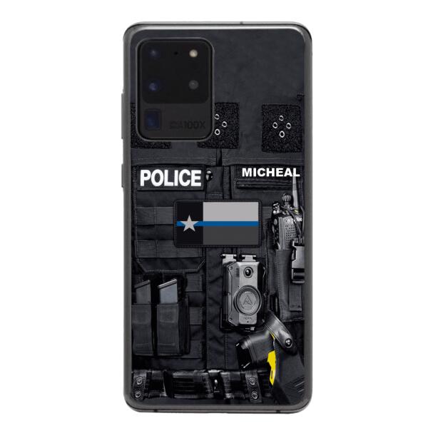 Personalized Texas Police Phone Case OCT-MA07