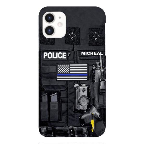 Personalized U.S Police Phone Case OCT-MA07