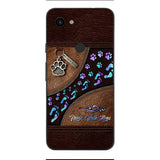 PERSONALIZED NEVER WALK ALONE DOG MOM PHONECASE TNTN0810