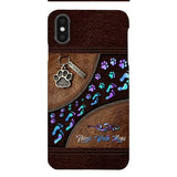 PERSONALIZED NEVER WALK ALONE DOG MOM PHONECASE TNTN0810