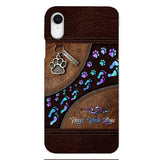 PERSONALIZED NEVER WALK ALONE DOG MOM PHONECASE TNTN0810
