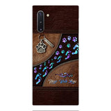 PERSONALIZED NEVER WALK ALONE DOG MOM PHONECASE TNTN0810